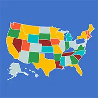 USA Map Quiz Game